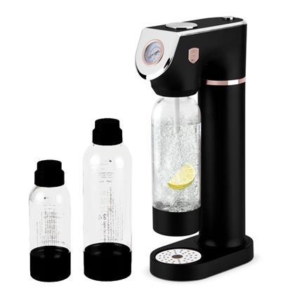 Výrobník sody Berlingerhaus Sodabar + 2 lahve Black Rose Collection
