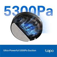 Vysavač TP-Link Tapo RV30 Max Plus robotický s mopem, výkon 5300 Pa, aut. vyprazdňování