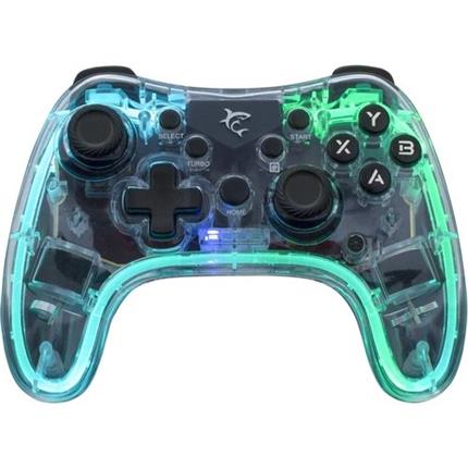 WhiteShark Legion bezdrátový gamepad transparentní