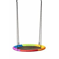 Woody Houpací kruh (průměr 100cm) - duhová